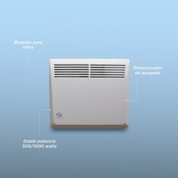 Calefactor eléctrico modelo Alerce