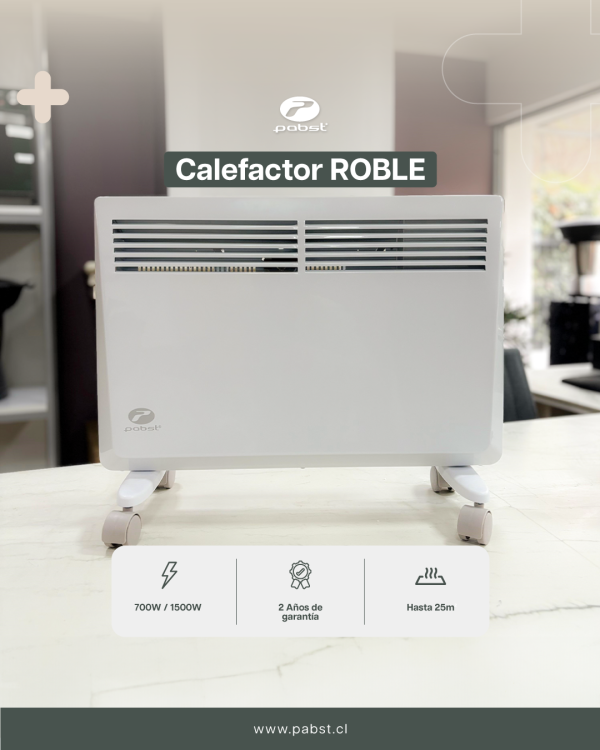 Calefactor eléctrico modelo Roble