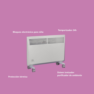 Calefactor eléctrico modelo Roble