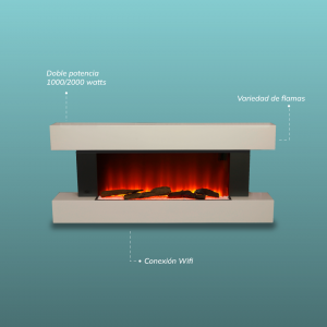 Chimenea eléctrica modelo Antuco WIFI