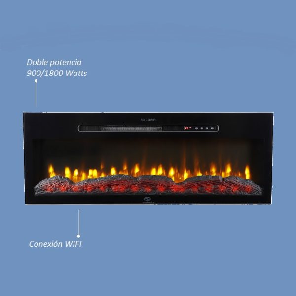 Chimenea eléctrica modelo Osorno 48"