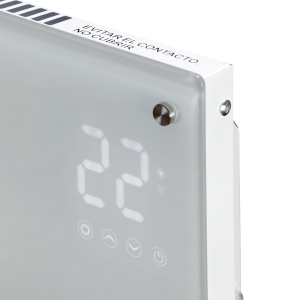 Calefactor eléctrico modelo Maqui WIFI 1500 Blanco